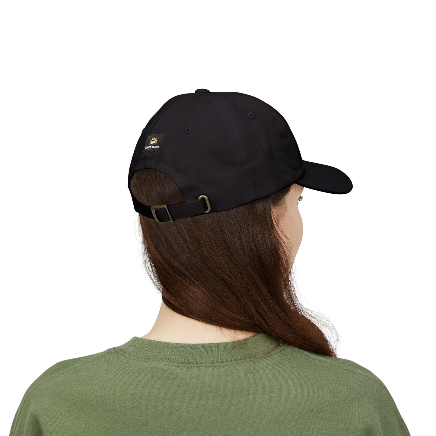 Sun Running Dad Cap — Vintage Smiling Sun Baseball Hat