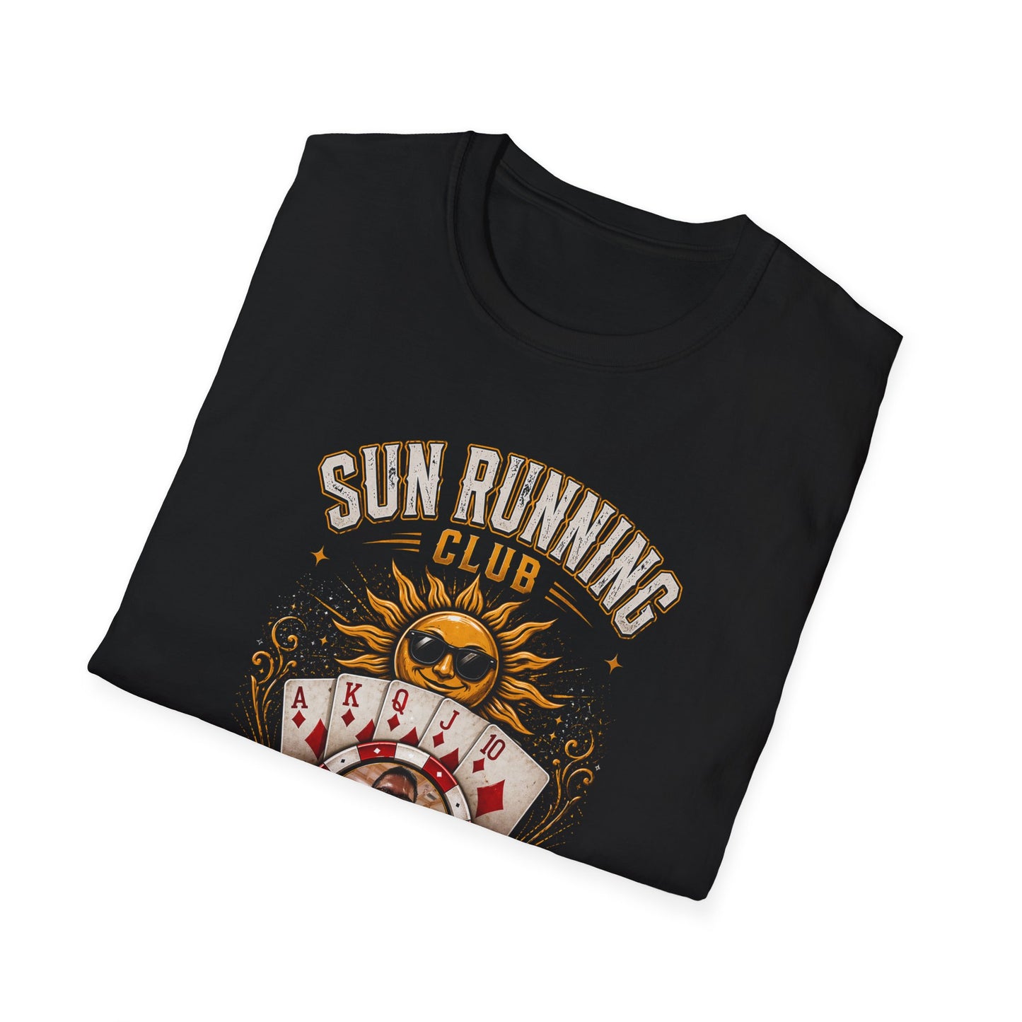 'Members Only' Retro Sun & Poker Graphic Tee