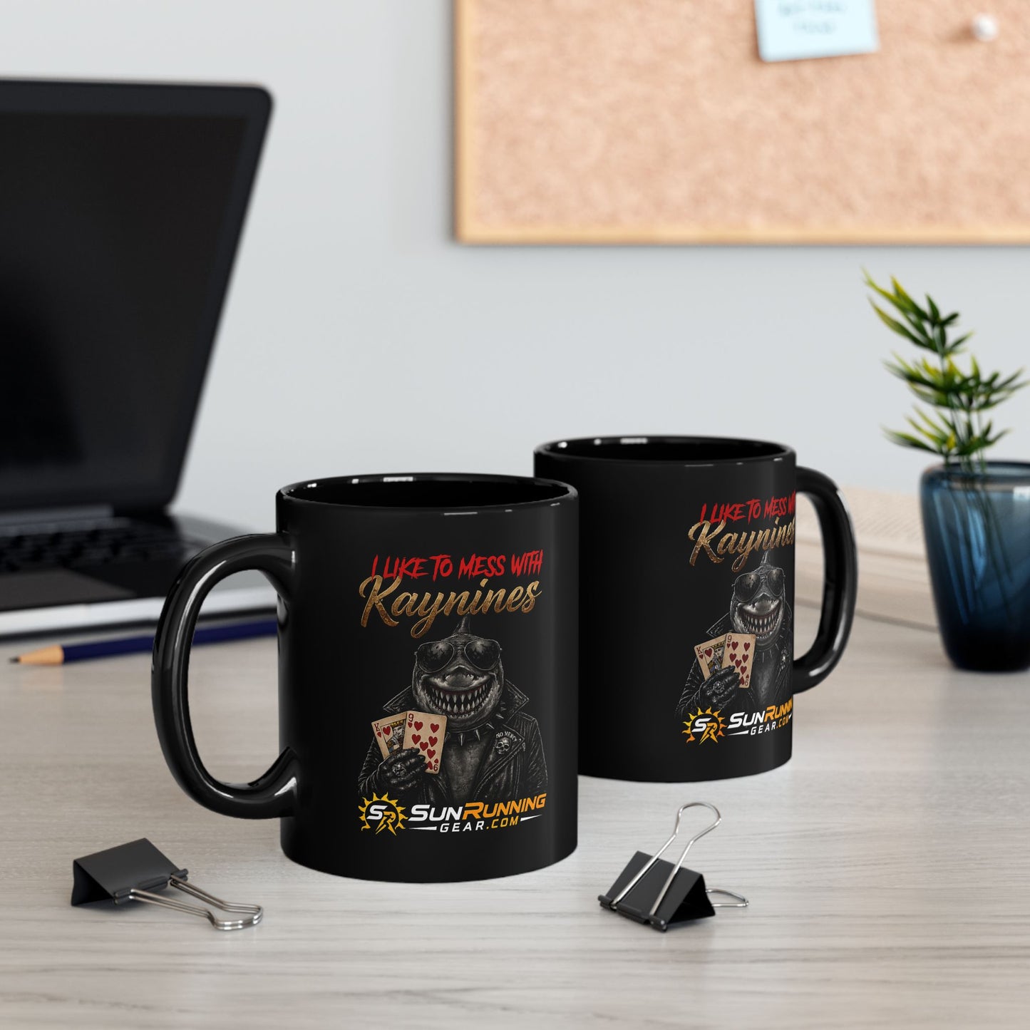 Black Coffee Mug