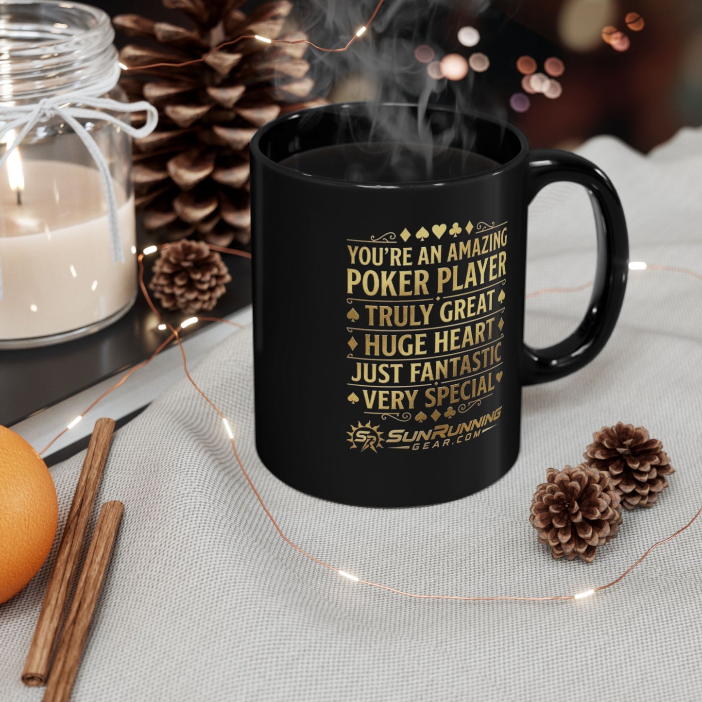 Poker Player Mug "You're an Amazing Poker Player"