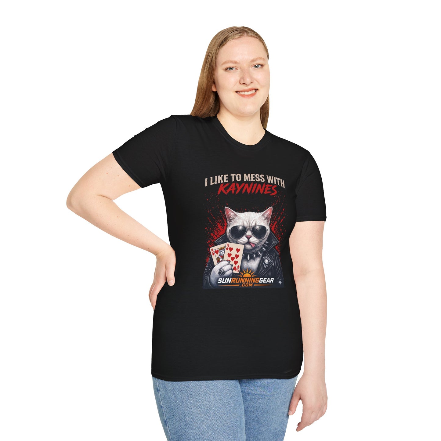 I Like to Mess With Kaynines Cat Graphic T-Shirt