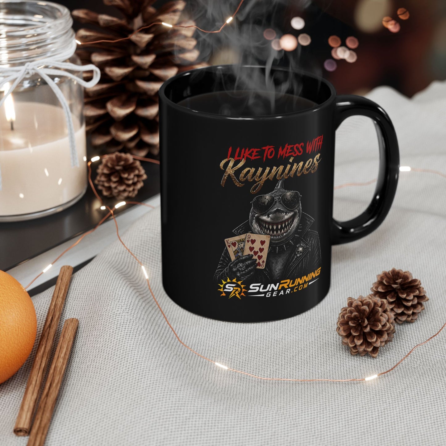 Black Coffee Mug