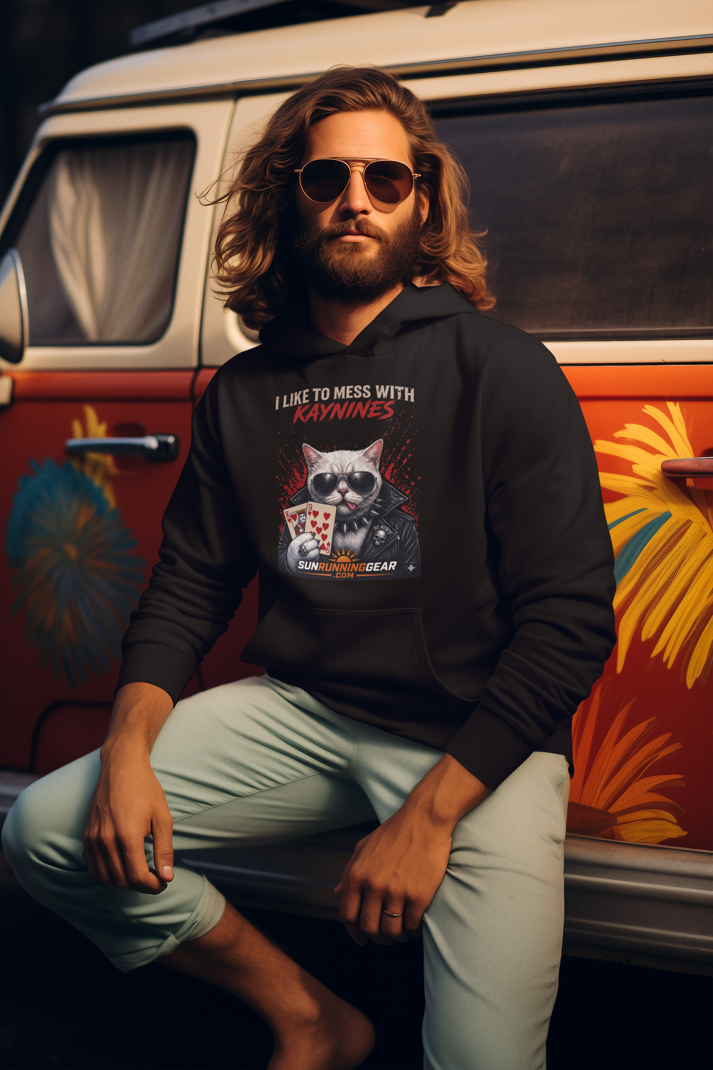Skull Poker Hoodie - "I Like To Mess With Everyone"