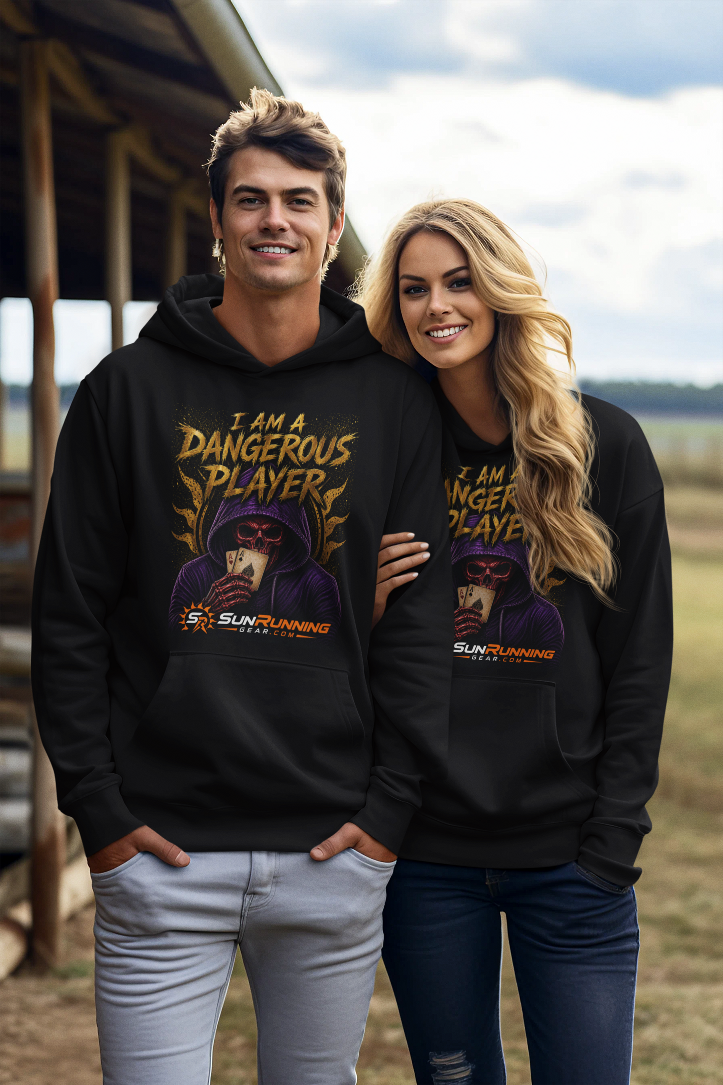 Dangerous Player Hoodie — "I Am A Dangerous Player" Gamers' Graphic Sweatshirt